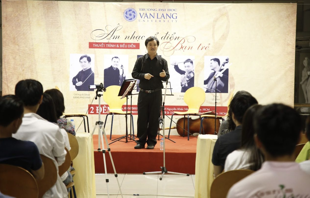 Lecture-concert “Classical Music & Young People”, Văn Lang University, 2015